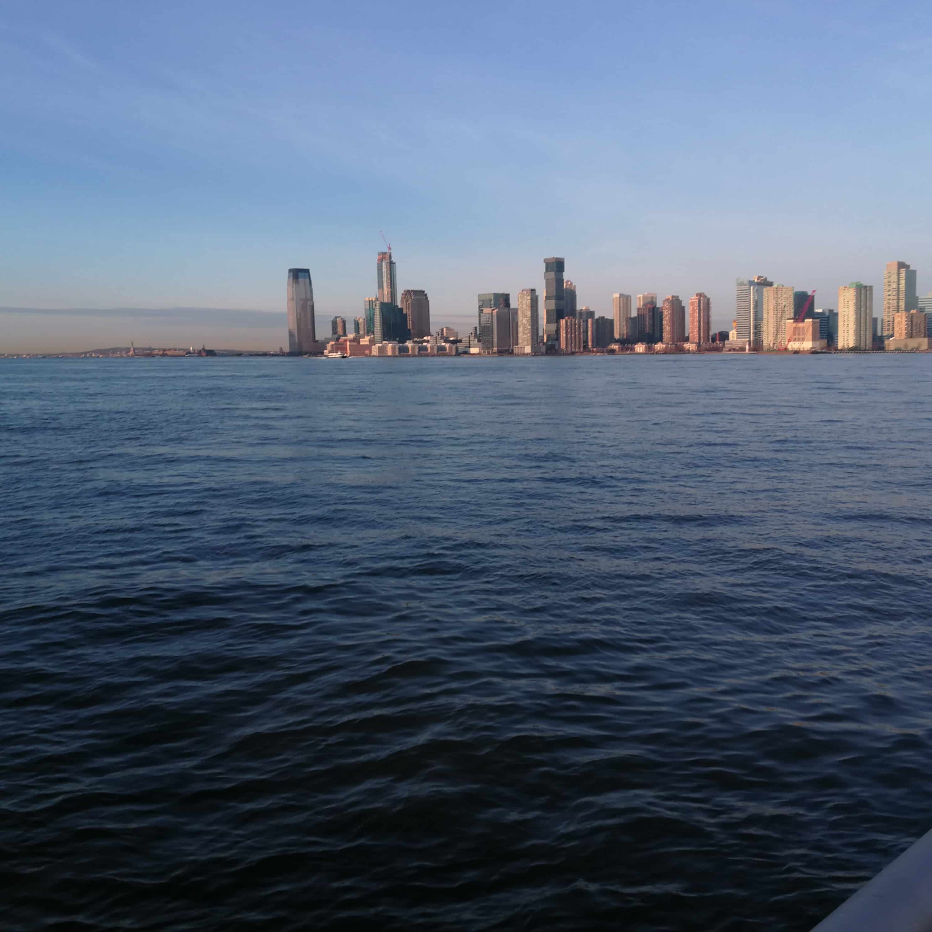 Jersey City from Hudson River Greenway Jersey City from Pier 45 NYC - Athomic Wellness