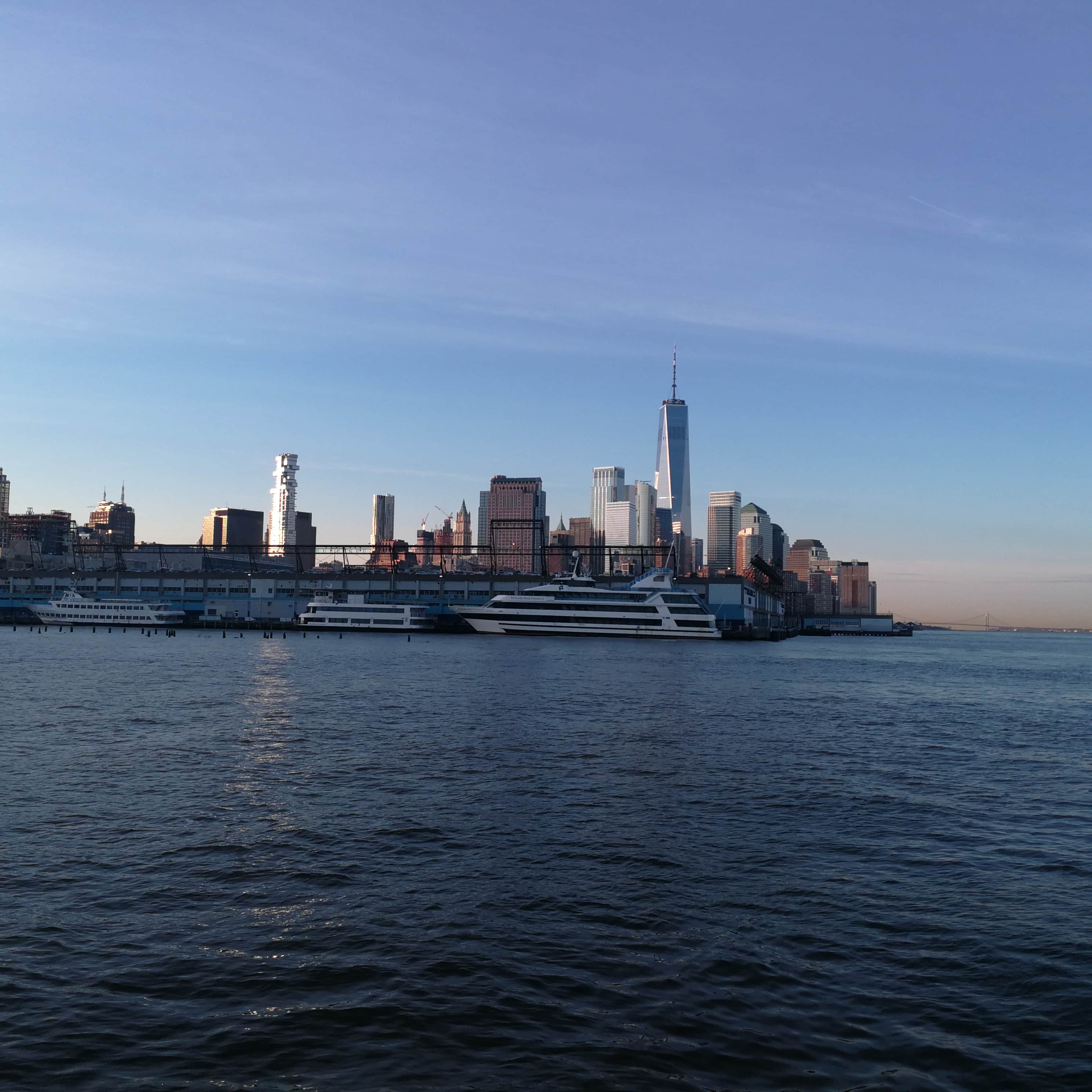 One World Trade from Pier 45 Down from Manhattan - Athomic Wellness