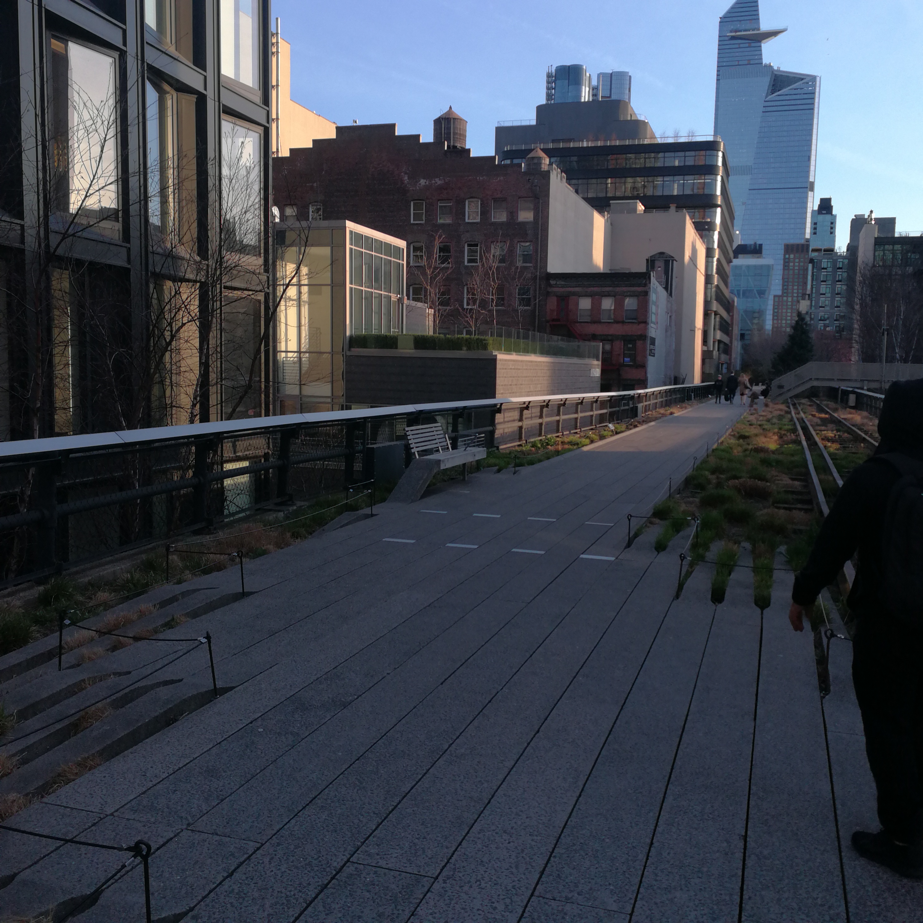Mobilier urbain High Line NYC Manhattan en courant The High Line