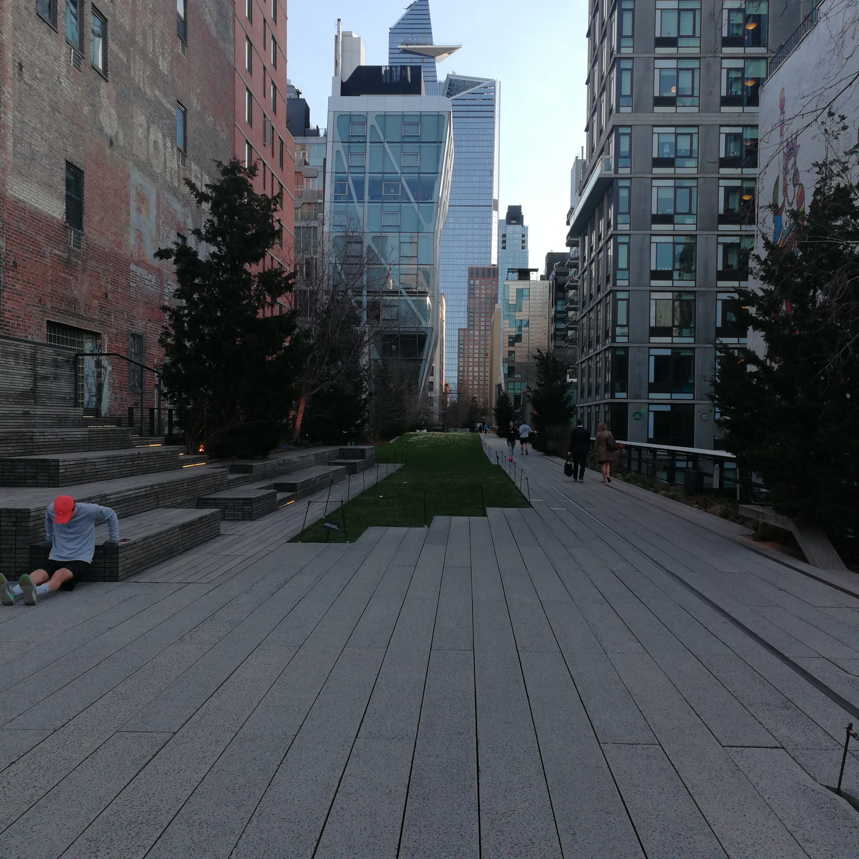 The High Line - Amphitéâtre Le matin sur la High Line New York City