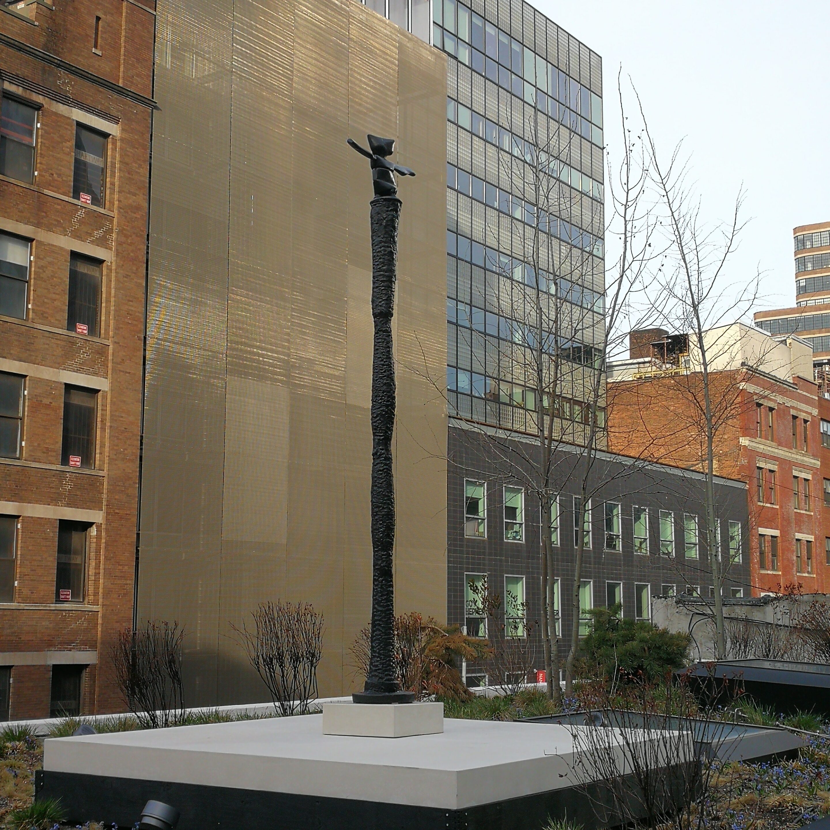 Objet d'art High Line Objet d'art sur The High Line Manhattan en courant