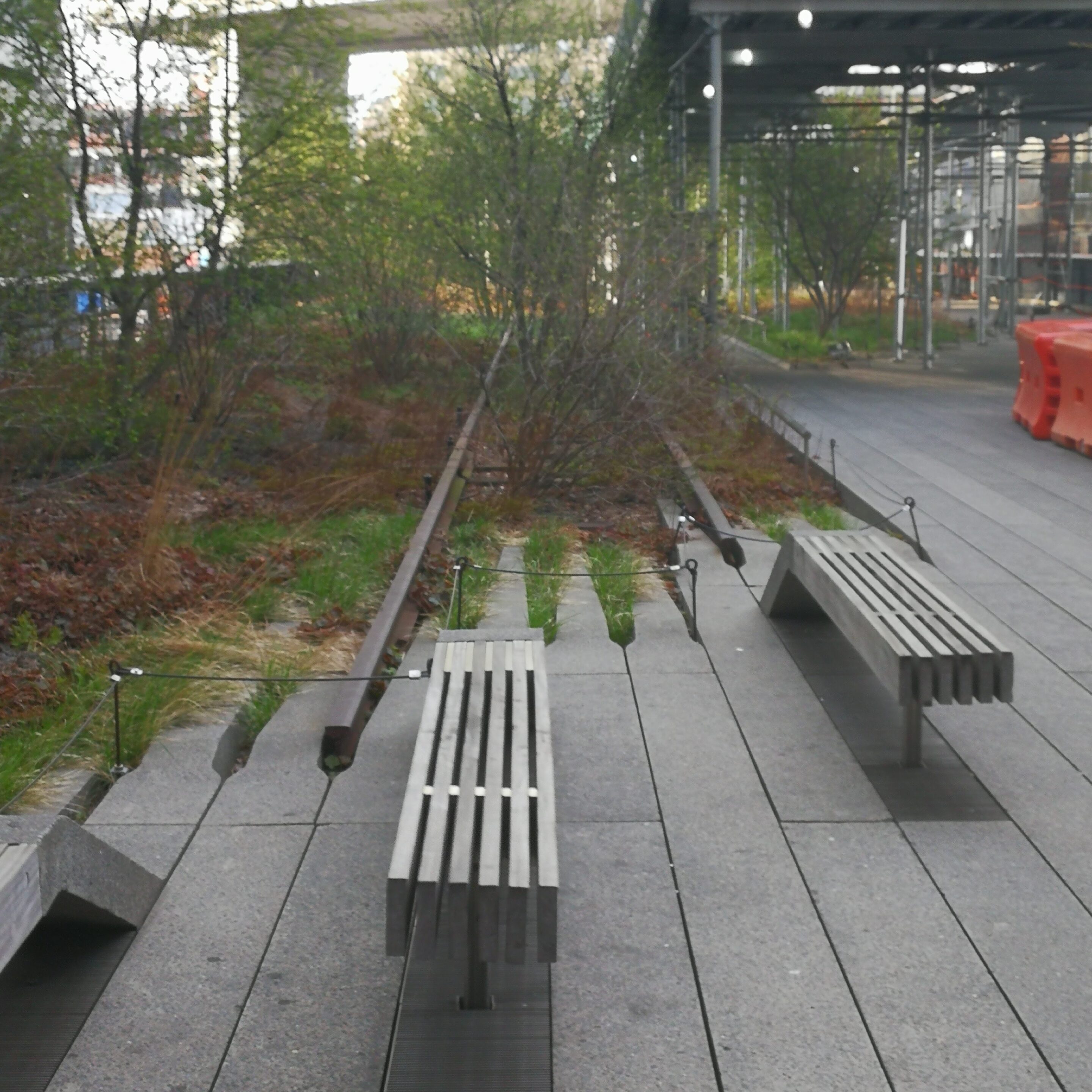 Mobilier contemporain High Line Photo du mobilier contemporain de la High Line en courant dans Manhattan