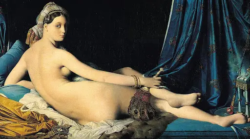 La Grande Odalisque - Jean Auguste Dominique Ingres - 1814