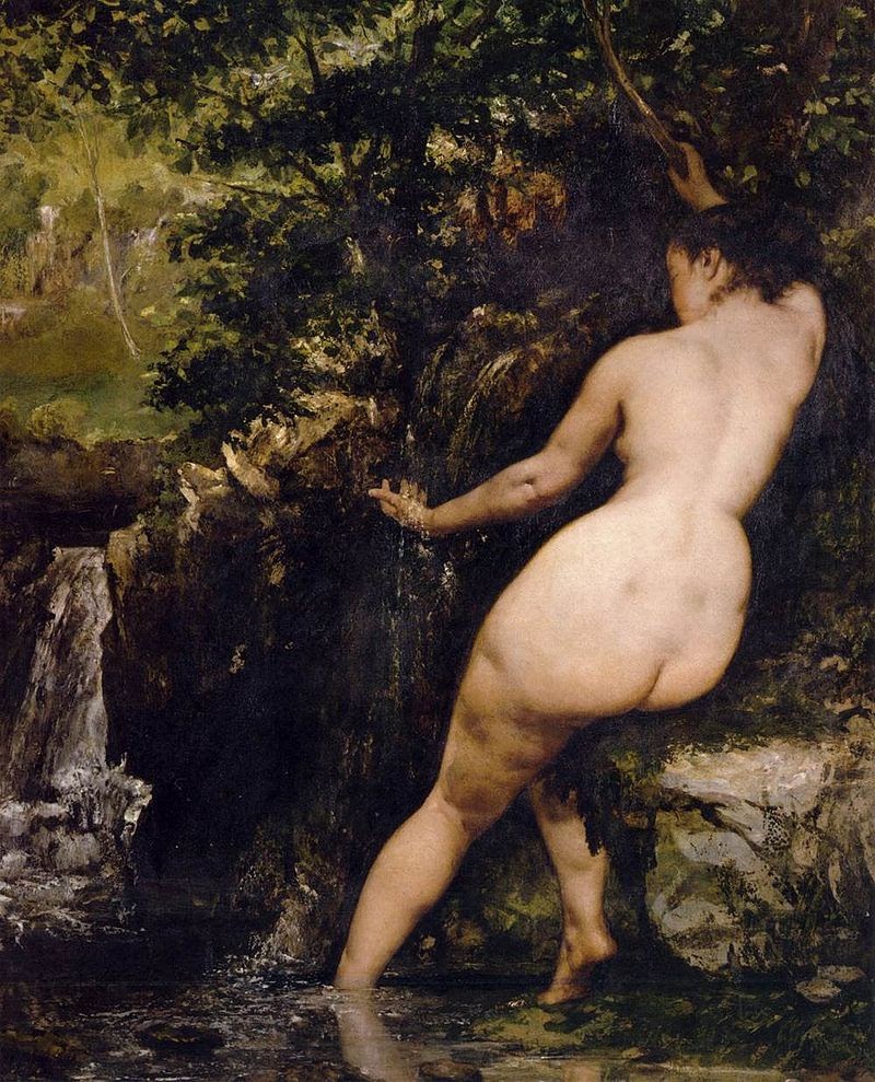La Source de Gustave Courbet - 1868 La Source de Gustave Courbet - 1868